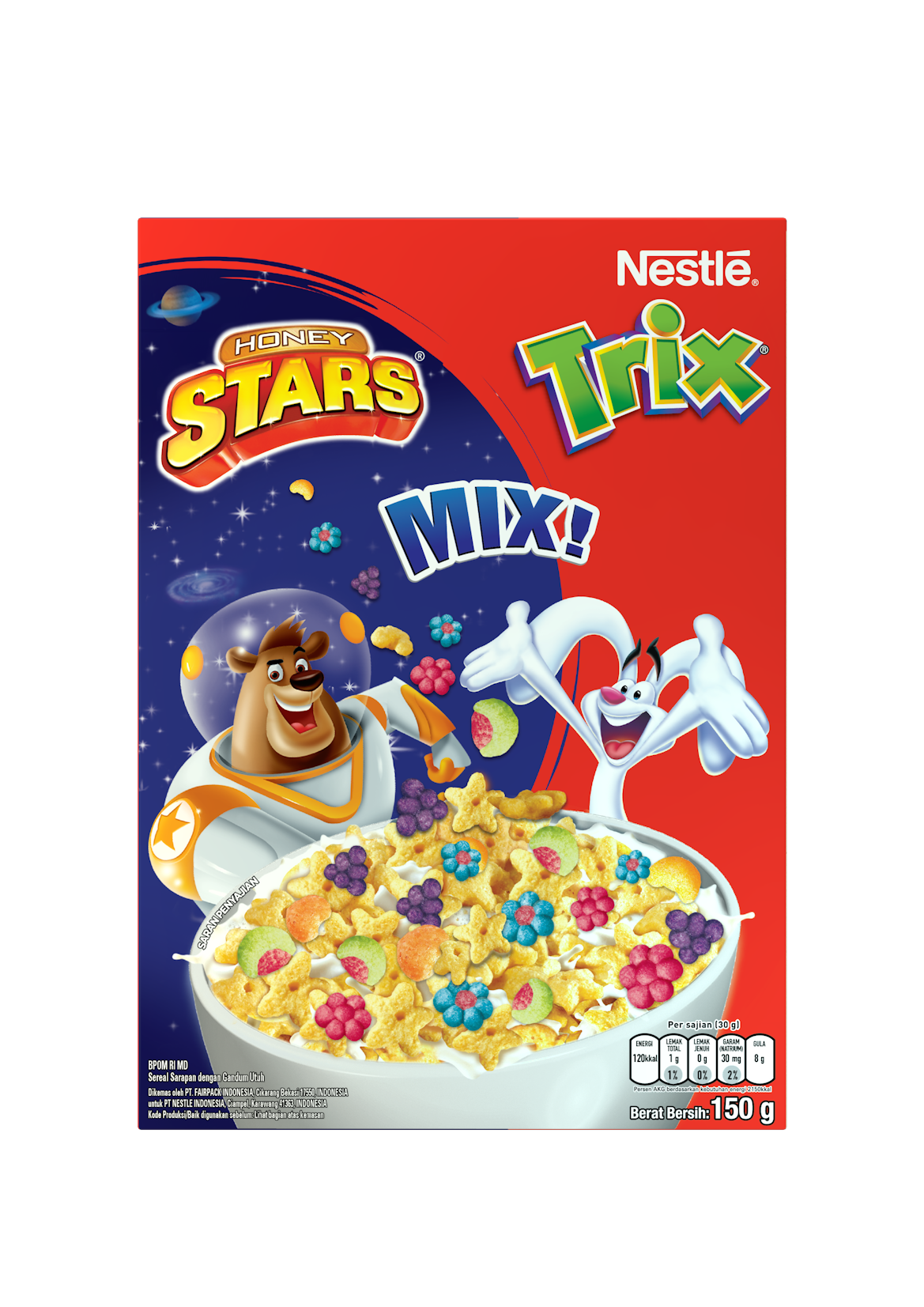 Nestle Honey Stars Mix Trix 150g Nestlé Cereals